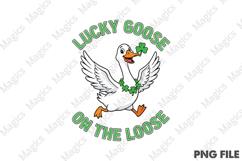 Lucky Goose on the Loose St Patrick PNG Product Image 1