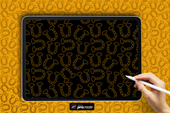 Horseshoe Pattern Procreate Brush 