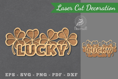 Lucky Laser Cut Sign Product Image 1
