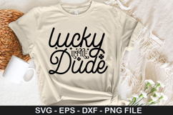 lucky little dude - St. Patrick's Day SVG Design Product Image 1