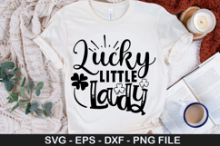 Lucky Little Lady SVG - St. Patrick&#039;s Day Design Product Image 1