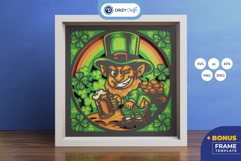 Lucky Little Rascal St Patricks 3D Shadow Box Product Image 1