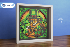 Lucky Little Rascal St Patricks 3D Shadow Box Product Image 2