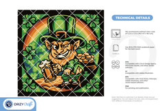 Lucky Little Rascal St Patricks 3D Shadow Box Product Image 4