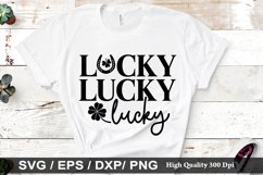Lucky lucky lucky SVG - St. Patrick&#039;s Day Design Product Image 1
