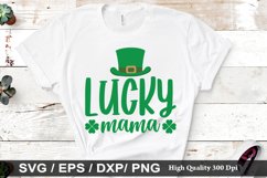 Lucky mama SVG - St. Patrick&#039;s Day Design Product Image 1