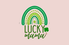 lucky mama st patricks day png svg vectors with transparent background high resolution for cricut silhouette and sublimation machine