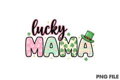 Lucky Mama St Patty's Day png Product Image 1