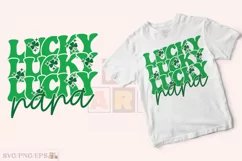 Lucky Nana, Nana St Patrick's Day SVG T-shirt Design Product Image 2