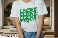 Lucky Nana, Nana St Patrick's Day SVG T-shirt Design Product Image 3