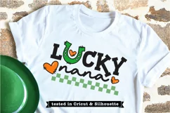 Lucky Nana SVG and PNG | St Patrick's Day SVG tshirt design Product Image 3
