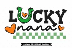 Lucky Nana SVG and PNG | St Patrick's Day SVG tshirt design Product Image 5