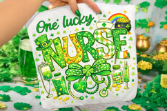 One Lucky Nurse PNG, St Patrick's Day Nurse PNG, Lucky Nurse Product Image 3