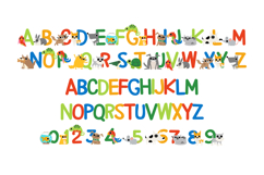 Lucky Pets Color Font Product Image 5