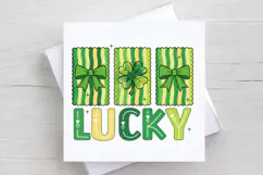 Lucky Png, St Patrick's Day Png, Coquette Bow Png Product Image 2
