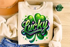 St Patricks Day PNG, Lucky Day PNG, Shamrock PNG, Lucky PNG Product Image 3