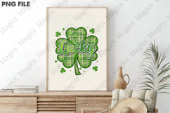 Lucky Shamrock Png, Blessed Vibes Png Product Image 3