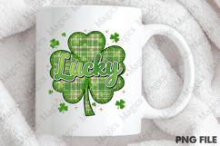 Lucky Shamrock Png, Blessed Vibes Png Product Image 4