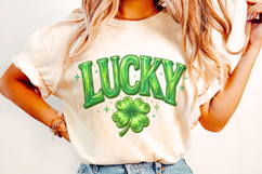 Lucky St Patrick's Day PNG, Lucky Day PNG, Shamrock PNG Product Image 4