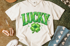 Lucky St Patrick's Day PNG, Lucky Day PNG, Shamrock PNG Product Image 6