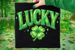 Lucky St Patrick's Day PNG, Lucky Day PNG, Shamrock PNG Product Image 7