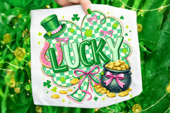 Lucky St Patrick's Day PNG, Lucky Day PNG, Shamrock PNG Product Image 6