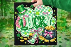 Lucky St Patrick's Day PNG, Lucky Day PNG, Shamrock PNG Product Image 7