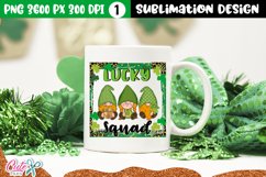 Lucky squad | St Patricks Day Sublimation PNG Product Image 1