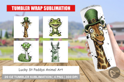 Lucky St Paddys Animal Art Tumbler Product Image 1