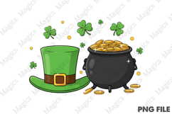 Lucky St.Patrick’s Day Clipart PNG Product Image 1