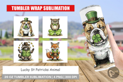 Lucky St Patricks Animal Tumbler Product Image 1