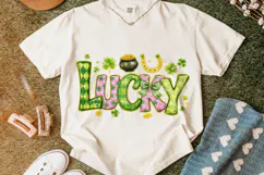 Lucky St Patrick's Day PNG, Lucky Day PNG, Clover PNG, Irish Product Image 5