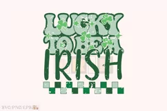 Lucky to be irish SVG, St Patrick's Day PNG T-shirt Design Product Image 1
