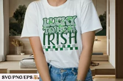 Lucky to be irish SVG, St Patrick's Day PNG T-shirt Design Product Image 3