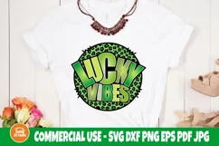 Lucky vibes PNG, Funny St. Patrick's png, Sublimation Shirt Product Image 3