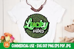 Lucky vibes PNG, Funny St. Patrick's png, Sublimation Shirt Product Image 3