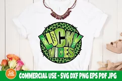 Lucky vibes PNG, Funny St. Patrick's png, Sublimation Shirt Product Image 3
