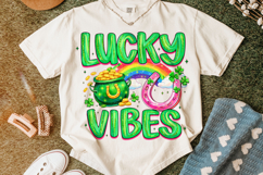 Lucky Vibes PNG, St Patrick's Day PNG, Irish PNG, Clover PNG Product Image 4