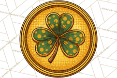 Retro St. Patrick’s Day PNG Clipart, Vintage Shamrocks Product Image 3