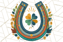 Retro St. Patrick’s Day PNG Clipart, Vintage Shamrocks Product Image 4