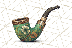 Retro St. Patrick’s Day PNG Clipart, Vintage Shamrocks Product Image 3