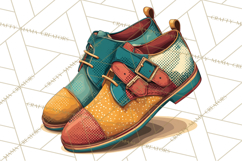 Retro St. Patrick’s Day PNG Clipart, Vintage Shamrocks Product Image 3