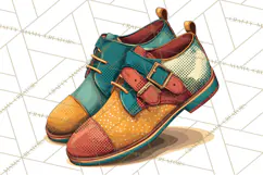 Retro St. Patrick’s Day PNG Clipart, Vintage Shamrocks Product Image 3