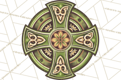 Retro St. Patrick’s Day PNG Clipart, Vintage Shamrocks Product Image 5