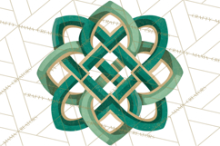 Retro St. Patrick’s Day PNG Clipart, Vintage Shamrocks Product Image 2