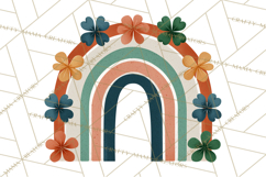 Retro St. Patrick’s Day PNG Clipart, Vintage Shamrocks Product Image 5