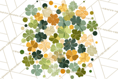 Retro St. Patrick’s Day PNG Clipart, Vintage Shamrocks Product Image 4