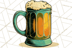 Retro St. Patrick’s Day PNG Clipart, Vintage Shamrocks Product Image 3