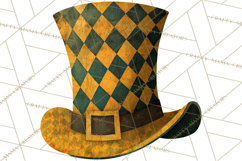 Retro St. Patrick’s Day PNG Clipart, Vintage Shamrocks Product Image 4
