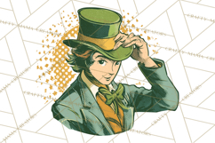 Retro St. Patrick’s Day PNG Clipart, Vintage Shamrocks Product Image 2